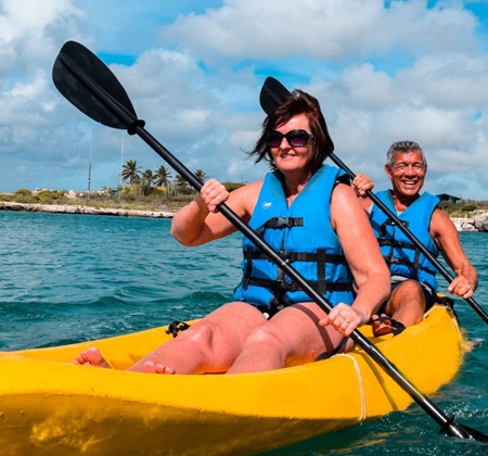 kayak private tours with lunch aruba