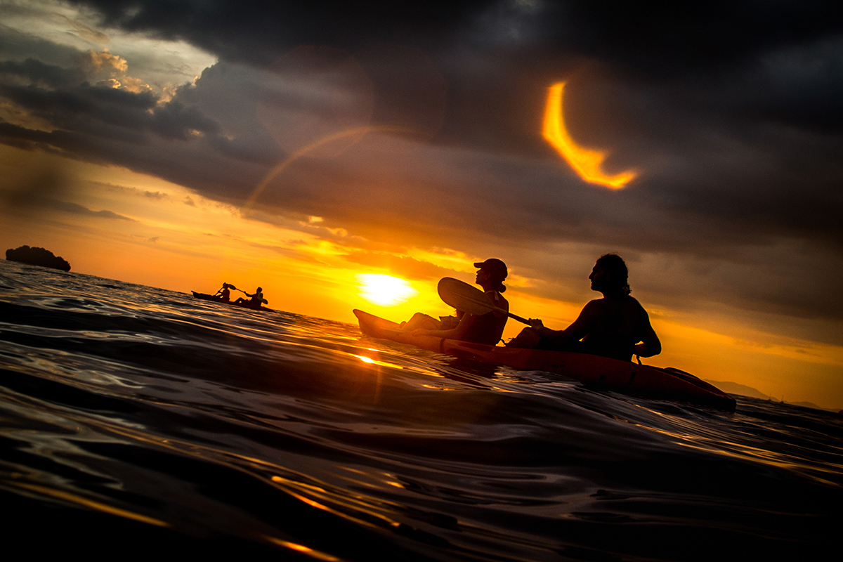 Sunset kayak tours aruba